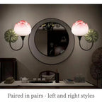 Sculptural Resin Wall Sconce Ethereon – Lifestyle View 4