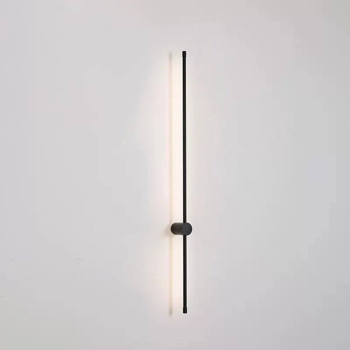 Adjustable Linear Aluminum Wall Sconce Luxara — Matte Black finish
