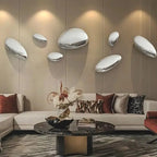 Convex Chrome Dome Wall Sconce – Formaxis – Lifestyle View 4