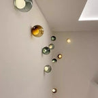 Coloured Glass Globe Wall Sconce – Chrometh – Hero Shot