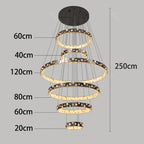 Pendant Light Luxara — 6 Ring Medium