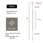 Slim Vertical LED Tube Pendant Light – Serenthis – Product Detail 11