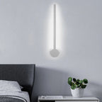 Minimalist Linear LED Wall Sconce – Rvrix – Sword Style, White Finish, Lifestyle