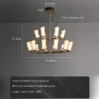 Modern Chandelier Velelix — B Dia80cm