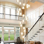 Spiral K9 Crystal Cluster Chandelier Jelvorn – Lifestyle View 3