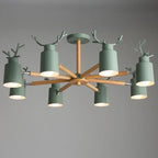 Nordic Antler Wood Arm Cone Chandelier – Birken – Product Detail 5