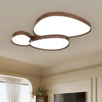 Organic Wood Grain Flush Ceiling Light – Timbron – Lifestyle View 2