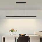 Slim LED Linear Bar Pendant Light – Zenithon – Lifestyle View 2