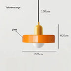 Solren Pendant Light — Yellow & Orange