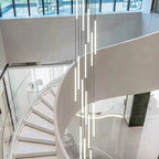 Slim LED Cylinder Tube Pendant Cluster – Graviton – Lifestyle View 4