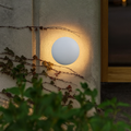 Minimalist Aluminum Outdoor Wall Sconce Clarenth – Lifestyle View 2