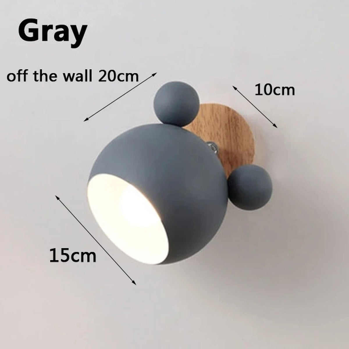 Whimsical Bear Wall Sconce – Descendra – Product Detail 9