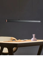 Slim LED Linear Bar Pendant Light – Zenithon – Lifestyle View 4