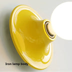 Selvara wall sconce - Yellow, detail view