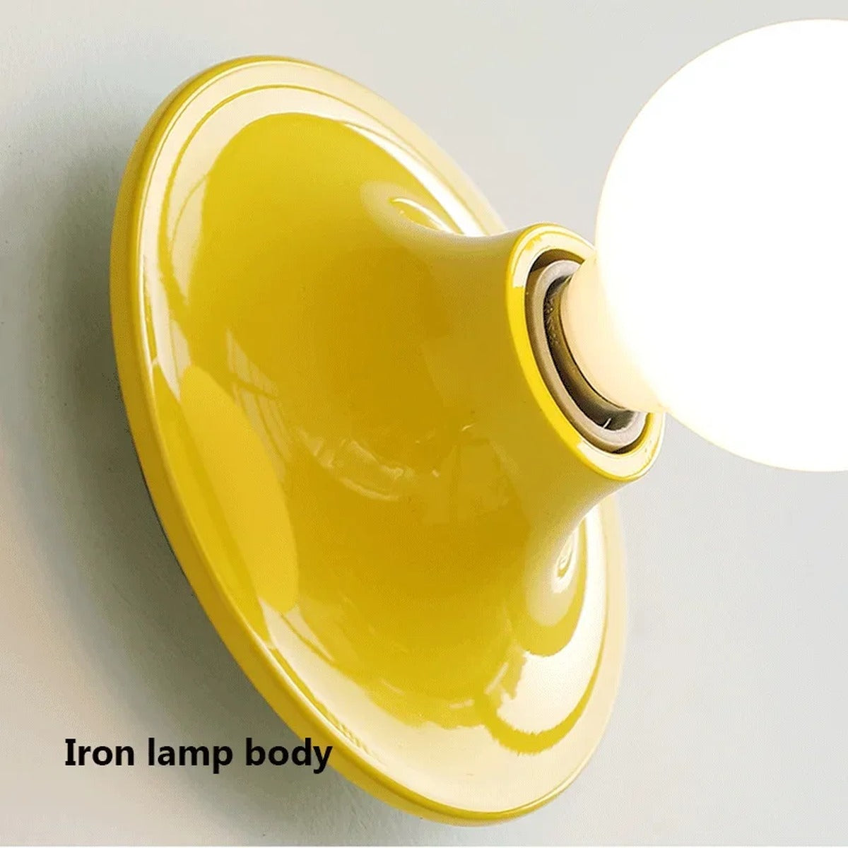 Selvara wall sconce - Yellow, detail view