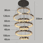 Pendant Light Luxara — 7 Ring Extra Large