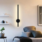 Minimalist Linear LED Wall Sconce – Rvrix – Hammer Style, Black Finish, Lifestyle