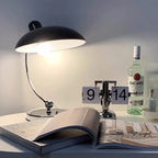 Bauhaus Dome Arc Desk Lamp - Zarlux - Lifestyle, Matte Black