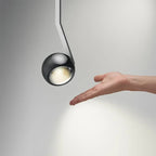 Wevonthal pendant light — close-up of ball head and adjustable stem