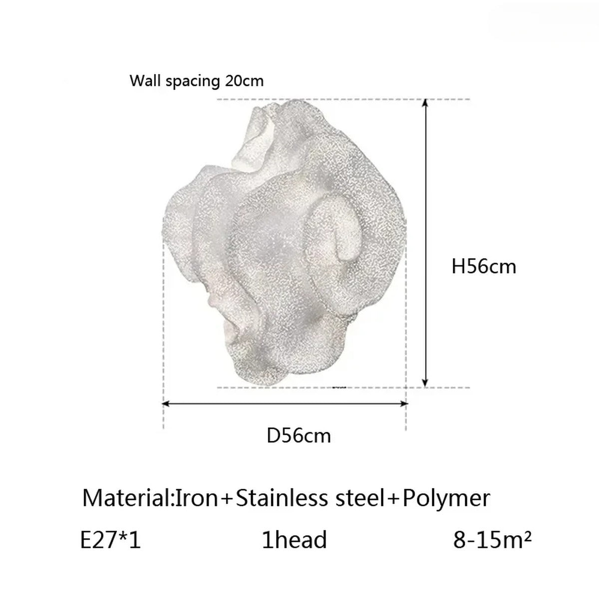 Organic Sculptural Shell Light – Eestoval – Product Detail 8