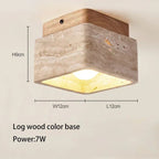 Stone Geometric Ceiling Light Terralith – Product Detail 8