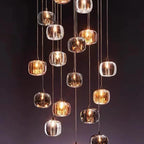 Crystalline Cascade Pendant Light Harvix – Lifestyle View 2