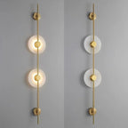 Moon Disc Vertical Pole Wall Sconce – Jevanto – Product Detail 12