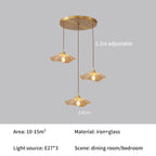 Scalloped Glass Flower Pendant Light Florivex – Product Detail 12