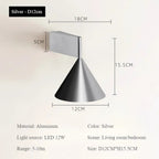 Angled Cone Textured Wall Sconce – Elrovan – Product Detail 8