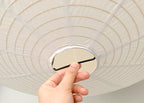 Mwaelinth paper globe pendant light – E27 socket installation detail