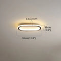 Oval LED Flush Ceiling Light – Velantro – Product Detail 7