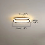 Oval LED Flush Ceiling Light – Velantro – Product Detail 7