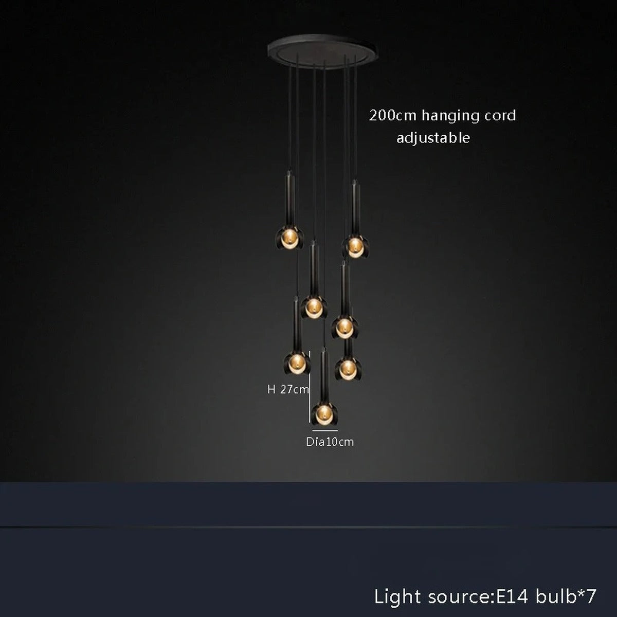 Petal Globe Pendant & Chandelier System – Loleth – Product Detail 12