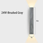 Modern Wall Sconce Harlux — 24W-Brushed Gray