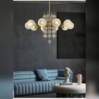 Frosted Glass Bubble Sputnik Chandelier – Nivora