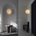 Moon Surface Half & Full Sphere LED Wall Light – Calvion – Lifestyle View 4