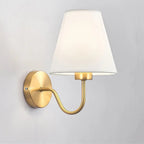 Gold Curved-Arm Empire Shade Wall Sconce – Gravion – Product Detail 5