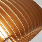 Bent Wood Veneer Orb Pendant Light – Wevorn – Product Detail 5
