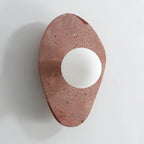 Organic Stone Petal Wall Sconce – Mvoreth – Product Detail 6