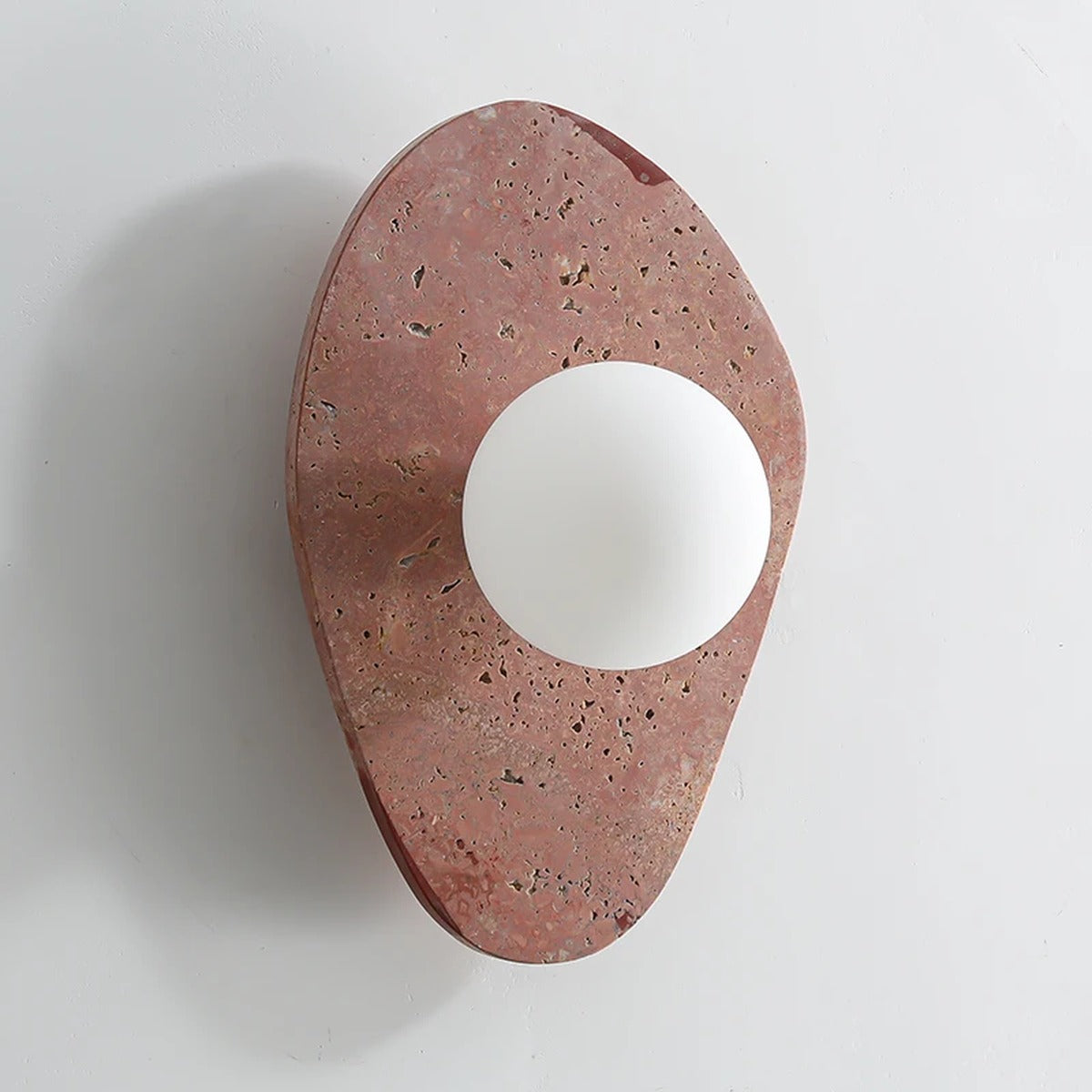 Organic Stone Petal Wall Sconce – Mvoreth – Product Detail 6
