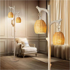 Anchorix Branch Floor Lamp — Washed White