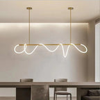 Ribbon Curl LED Ring Chandelier – Yelrix – Product Detail 5