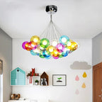 Luminous Sphere Whisper Chandelier Orvello – Lifestyle View 2