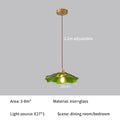 Scalloped Glass Flower Pendant Light Florivex – Product Detail 7