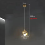 Illuminated Glass Sphere Pendant Light Quellinth – Product Detail 8