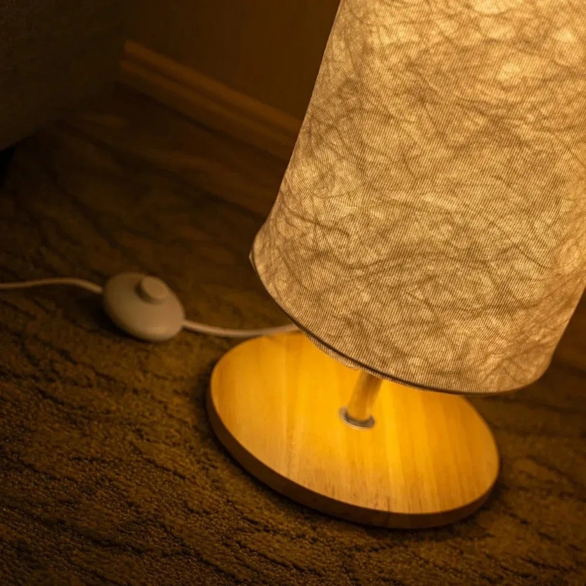 Soft Glow Fabric Column Floor Lamp – Xvirath – Product Detail 6