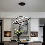 Multi-Ring LED Chandelier – Hbelion – Lifestyle View 3