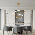 Multi-Ring LED Chandelier – Hbelion – Hero Shot