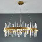 Crystal Stainless Steel Chandelier Daivex