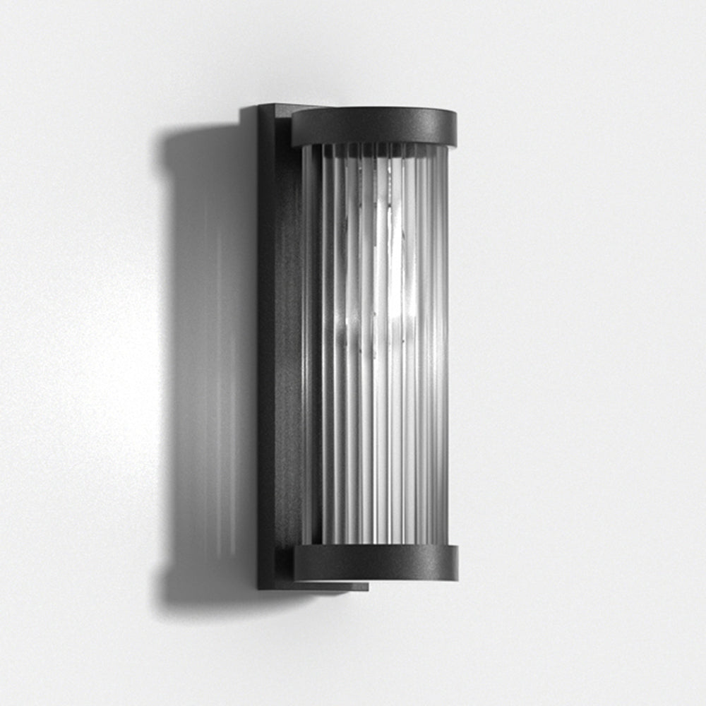 Industrial Metal Outdoor Wall Sconce Ferenth – Lifestyle View 2